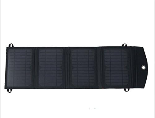 Hysada 14W Solar Charger with 2-Port USB Charger Build with High efficiency Solar Panel Cell for iPhone 6s / 6 / Plus, SE, iPad, Galaxy S6/S7/ Edge/ Plus, Nexus 5X/6P, any USB devices, and more