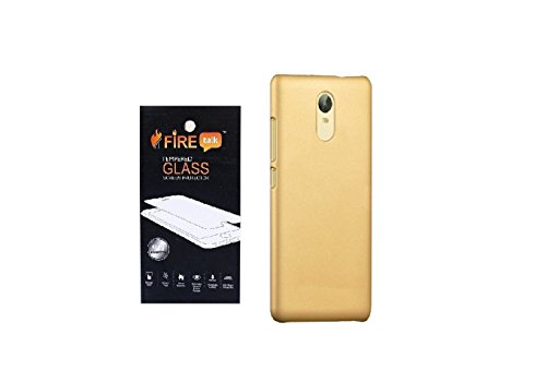 Firetalk Mobile Accessory Combo For Lenovo K6 Power-(golden)(1 Plastic back cover with 1 flexible series tempered) RS.275 (72.00% Off) - Amazon