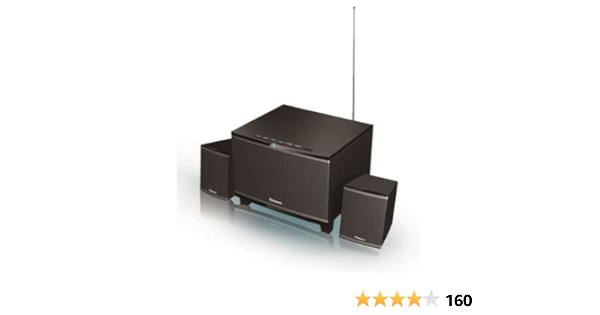 panasonic 2.1 channel speaker system