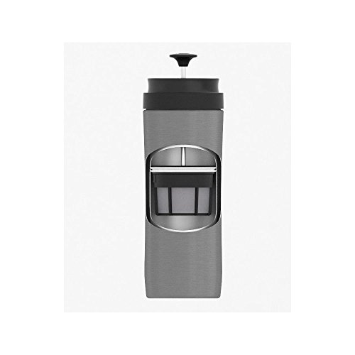 ESPRO® Travel Press mit Kaffeefilter, 350 ml, Edelstahl gebürstet - 8