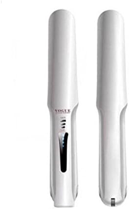 XDGG USB Ionic Hair Straightener Dual Use Straight Hair Comb Wireless Charging Straightening And Curling Hair Styling Tool Splint Internal Buckle Hair Sticks, white