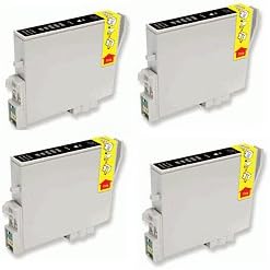 4 X T0551 High Capacity Black Compatible Ink Cartridges for Epson Stylus R240 R245 RX420 RX425 RX520 Printers