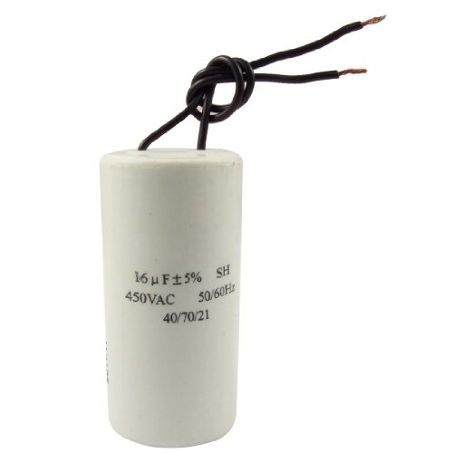 SODIAL (R) CBB60 Wechselstrom 450V 16uF Wired Motor SH Kondensator 50/ 60Hz - 2