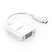 Aukey USB 3.1 Type C to VGA Adapter, High quality USB 3.1 Type C (USB-C) Male to VGA 1080P HDTV Adapter (DP Alt mode) for The New MacBook 12 inch (CB-C15 White) RS.2299.00