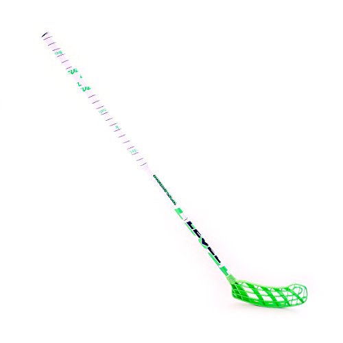 Realstick | Floorballschläger Level - Schaftlänge 85 cm - für Rechtshänder, rechte Hand Oben am Schläger, sogenannter Linksausleger