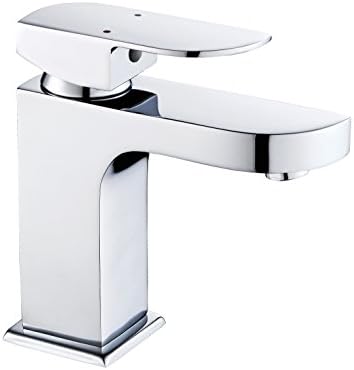 Ballee Mordern Oval Solid Brass Basin Tap Bathroom Sink Mixer Monobloc Chrome Single Lever Single Hole Faucet YD002