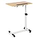 Produktbild KOSHSH Tragbare Überbett/Stuhl-Tisch 3-Stil-Auswahl Bewegliche Lift-Esstisch Robusten Laptop-Schreibtisch Mit Rädern Esstisch,Light,C