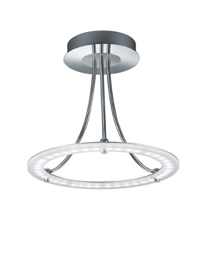 Preisvergleich Produktbild Trio Leuchten LED-Deckenleuchte Toronto in Aluminium / Chrom 679411805
