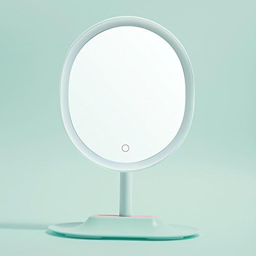Morct Led Desktop With Light Make-Up Mirror Creative Birthday Gifts For Girls To Send Boudoir Wife And Friends Practical Gifts,Beauty Mirror - Mint Green (Laser Lettering)Modern And Simple, Comfortable And Durable Home, Beautiful And Dirty