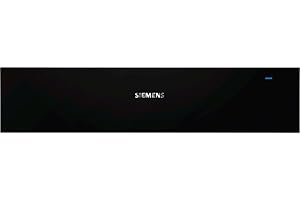 SIEMENS Tiroir Chauffe Plat BI630CNS1 IQ700, 60 x 14 cm, Noir
