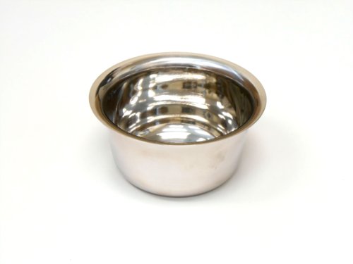 Quality Chrome Finish Shaving Bowl. For Shaving Cream / Soap
