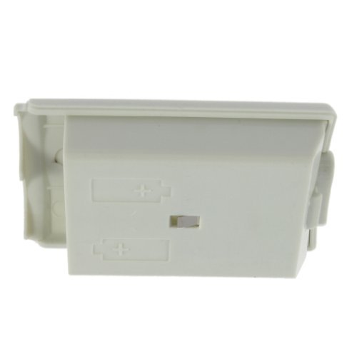 SODIAL R  Sostenedor cubierta caja paquete cascara de bateria de reemplazo Blanco para microsoft XBOX 360 Controlador inalambrico Mando de juego