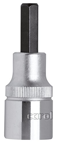 CAROLUS 5135.07 Schraubendrehereinsatz 1/2", Innensechskant 60 mm lang, 7 mm, 1 Stück