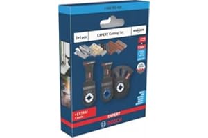 Bosch 3x Set da taglio EXPERT (per Tubi in acciaio inossidabile, Legno con metallo, Lunghezza mm, Professional Accessorio Utensile multifunzione)