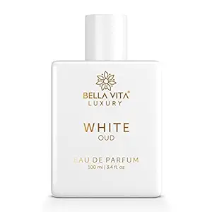 Bella Vita Organic White Oud Perfume for Men and Women Soft Oudh Scent Long Lasting Fragrance Unisex, 100 Ml