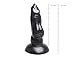 Produktbild Animal Dildo"Mastiff" ca.25x4,5-7,0cm schwarz Realistische Nachbildung