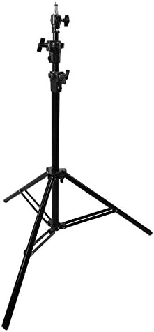 Weccelent continous light lamp and softbox tripod GSA-200A 1/4" spigot 29,5"- 78,7" (75-200cm) for studio/mobil/reflektor holder/Ringlight holder/Video-mic.
