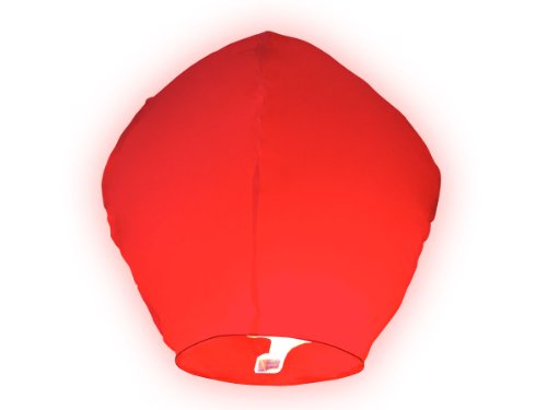 himmelslaterne skyballon wunschlaterne in Rot 1 stück
