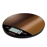 Garantía de 15 años Salter Báscula de Cocina Digital para Alimentos con Pantalla LCD, 1 W, 8 kg, Metal, Cobre