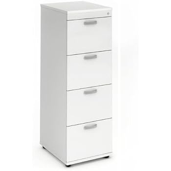 Impulse I000194 4 Drawer Filing Cabinet White Amazon Co Uk