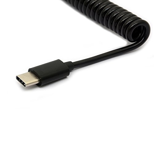 USB Typ C Kabel Coiled Spring Spiral Typ-C Stecker auf USB 2.0 Ein Stecker Verlängerungskabel Data Sync Ladegerät Lead für Nexus Macbook Google Chromebook Nokia N1 Tablet PC / Letv Smart Phone - 4