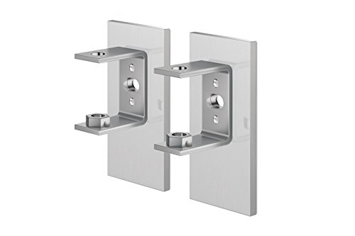 ZACK 40396 Linea Wandhalterungen für Klebemontage, Edelstahl matt