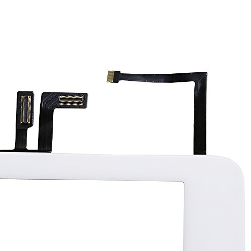 XIAO MO GU Touchscreen Digitizer Ersatz Vorderer Glas Display für iPad Air 1st Generation (iPad 5) A1474, A1475 mit Flexkabel und Werkzeug weiß Ersatz - 4