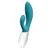 Produktbild LELO INA WAVE Rabbit Vibrator, Ocean Blue - Wave Motion doppel Stimulation (Klitoris und G-Punkt) - ultra leise mit 10 Vibrationsmustern (1 Jahr Garantie)