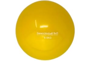 ATC Handels GmbH Piłka do ćwiczeń, miękka, wypełniona piaskiem, do jogi, pilatesu, rehabilitacji i fitnessu – piłka toningowa, piłka Heavy Ball