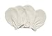 Need4Baby Baby Anti-Scratch Mittens, 100% Organic Cotton, White (2 Pairs)