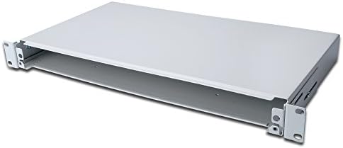 'Digitus Professional Fibre Optic Spleiß Box/483 mm (19) 1HE, M20/M25 Casing without Bezel, Grey (RAL 7035)