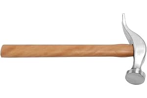 DIARYPIECE Handgefertigter Lederhammer mit Holzgriff zum Klopfen über Handstiche, Schnürnahten, Remmending-Schuh, leichtes Lederschnitzwerkzeug-Set, Hammer