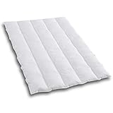 ▲ 【Temperaturausgleich, Atmungsaktiv und Hautfreundlich】- Samtig weiches, gut belüftendes Mikrofaser-Quilt-Set. 100% Polyestergehäuse. Atmungsaktive Mikrofasern halten die Feuchtigkeit weniger fest als Baumwolle. Die Feuchtigkeit in den Faserräumen kann frei und schnell verdunsten. Perfekte thermische Eigenschaften. Mikrofasermaterial bietet die richtige Balance zwischen angenehmer Wärme und regulierender Kühle. Geeignet für alle Jahreszeiten.