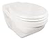 Produktbild Wand-WC-Set liDano +6 cm | Erhöhtes WC | Weiß | Inklusive WC-Sitz | Für Senioren und große Menschen | Tiefspüler