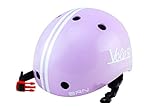 LA MEJOR SEGURIDAD PARA NIÑOS, fabricado según la norma europea EN-1078 para cascos de bicicletas, monopatines y patines. El casco se adapta perfectamente para su uso con las sillitas para bicicletas según la norma europea EN-14344.