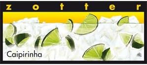 Caipirinha - Milk chocolate enrobing a Cachaca ganache by Zotter 70g