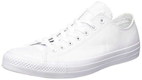 Converse Unisex-Adult Ct Mono Lea Ox Trainers White 10 UK (44 EU)