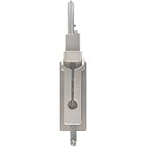Sarini 1 x Stainless Steel Master Key Lock Pick Tool Locksmith Tools with Master Key 2 in 1 (SS001)