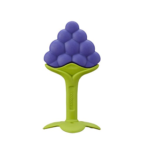 Award Winning Innobaby Smart Ez Grip Massaging Teether Rattle - Grape - BPA Free
