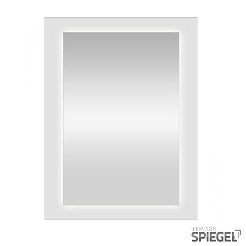 Badezimmerspiegel Wandspiegel LED beleuchtet „Vittorio“ 50 x 66 cm - 4