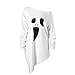 Produktbild Damen Halloween Langarm Ghost Print Sweatshirt Pullover Tops Bluse Hoodie Langarm Pullover Mantel Tops