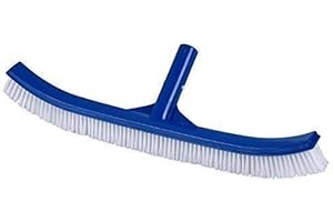 ‎WELL2WELLNESS well2wellness® Poolbürste Beckenbürste breit - aus Kunststoff mit abgewinkelten Enden (020186)
