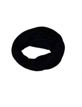 Kinder - Loop uni schwarz für Kleinkinder, Kinder und Jugendliche, Kids Schlauchschal, Schal Tuch für Mädchen...