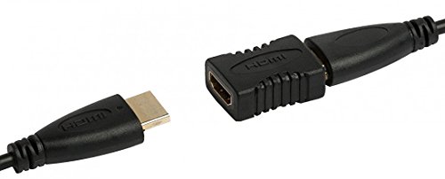 3 STÜCK SET | HDMI auf HDMI | Kupplung | HDMI Buchse zu HDMI Buchse | HDMI Verbindungsstück | HDMI Kupplung [ vergoldete Kontakte ] – MOVOJA 3Stück - 3
