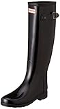 Profilierte Gummisohle Hunters Damen Gummistiefel, Schwarz, 38 EU
