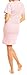 Happy Mama Women's Maternity Nursing Breastfeeding Nightdress Shirt Gown. 386p (Pink, 12)