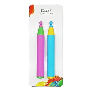 CISCLE Youth Series Kids Stylus Pen, Fun Crayon Stylus for Apple iPad Air Mini Pro, Kids Edition Tablet, Dragon Touch, Galaxy Tab A E, Leapfrog Epic/LeapPad, Nabi JR, Chromo Android Tablets