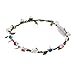 Produktbild Oyamihin Schöne LED Light Flora Crown Rosen Frauen Blumen Stirnbänder leuchtende Blume Party Hochzeit Haar Stirnband - bunt