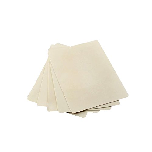 Hommii 5 x Tattoo 8 x 6 Inch Übungshaut Übung Haut Skin leer Kunsthaut Ohne Motiv - 5