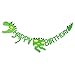 Produktbild Poualss Geburtstagsfeier Banner, Dinosaurier Happy Birthday Banner Party Supplies Dekoration, Kindergeburtstagsfeier Flagge für Dinosaurier Thema